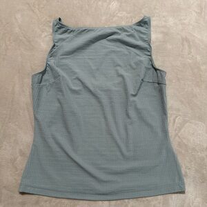 Kookai Dusty Blue Waffle Tank
